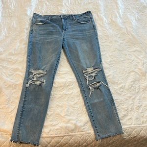 American Eagle Stretch Distressed Jeggings